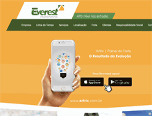 Tablet Screenshot of everesttransportes.com.br